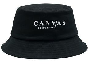 Canvas Summer bucket Hat/Black